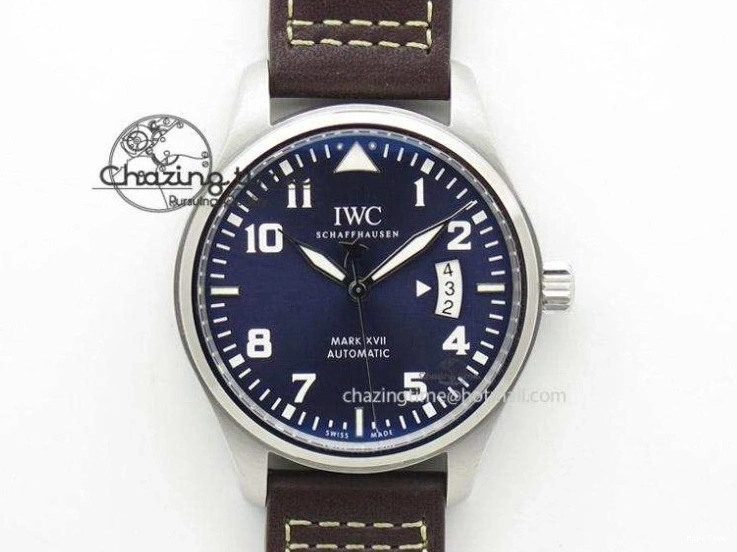 MIROTIME 0326 Mark XVIII Le Petit Prince IW327004 SS MKS 1:1 Best Edition Blue Dial On Leather Strap MIYOTA9015 V ComfortFit 7217